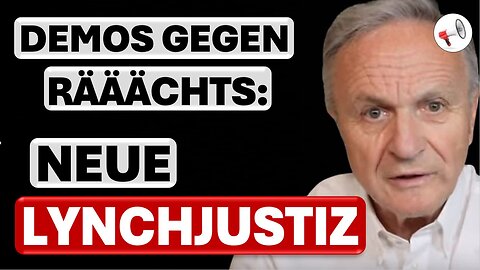 Demos gegen Rääächts - eine neue Form der Lynchjustiz | Satire mit Dr. Josef Thoma