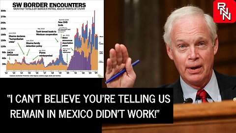 Sen. Ron Johnson's Dramatic Contrasts Between Biden & Trump Admins During Remain in Mexico Hearing