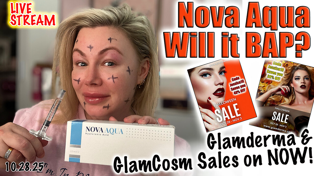 Live Testing Nova Aqua, Will it BAP? Glamderma/ Glamcosm sales Code Jessica10 Saves