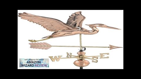 Good Directions Blue Heron with Arrow Weathervane Pure Copper Review