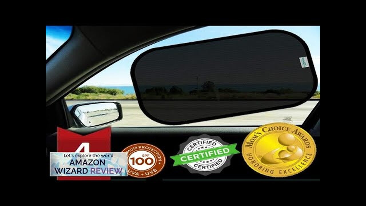 kinder Fluff Car Window Shade (4Pack)-The Only Certified Car Window Sun Shade Review