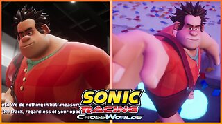 Wreck-It-Ralph vs Egg Grand Prix - Sonic Racing Crossworlds -By A_Thing [Edited]