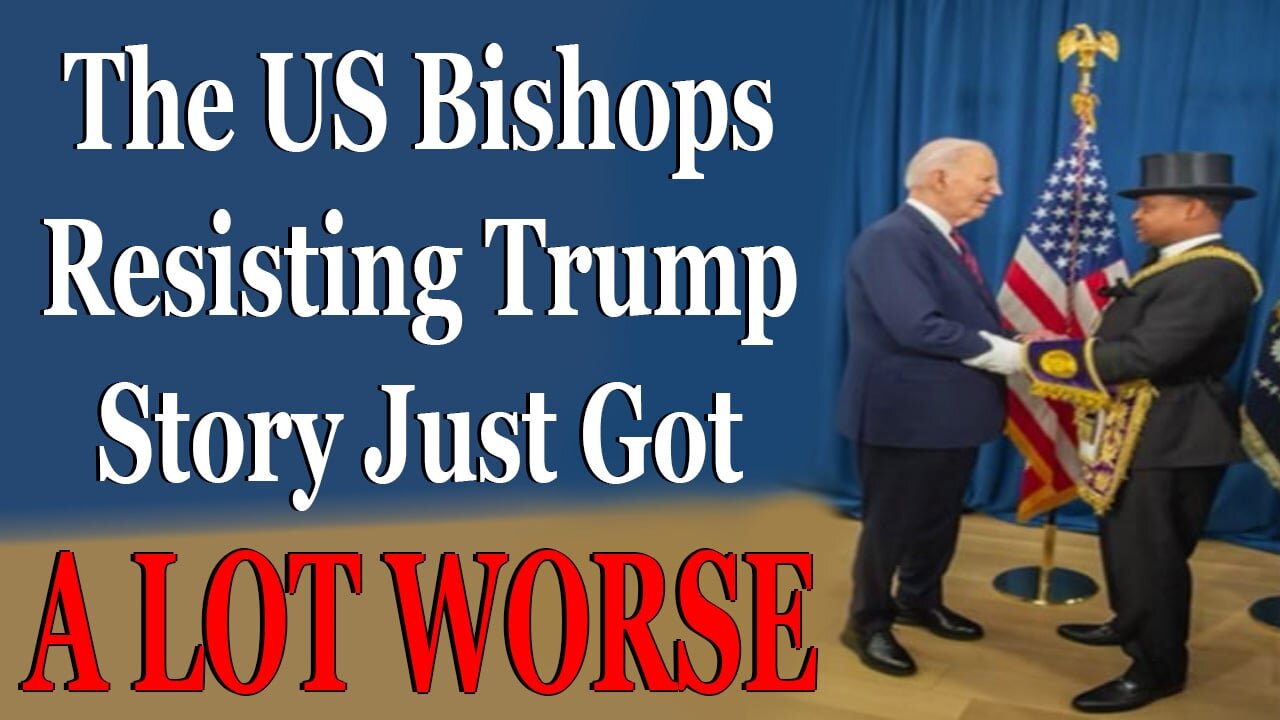 Joe Biden Joins The Freemasons While The Bishops Pretend It Didn't Happen
