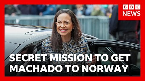 How María Corina Machado was snuck out of Venezuela | BBC News