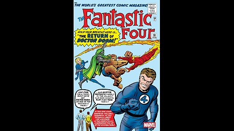 Fantastic Four #10 1962 Facsimile Comic Book Review