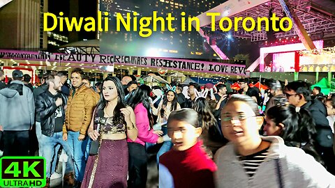 【4K】✨ Toronto Diwali Festival of Lights Canada 🇮🇳🇨🇦