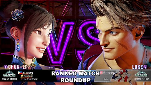 Kuya Kalbo SF6 Ranked Roundup. Chun Li Master Rank [Hori Fight Stick]
