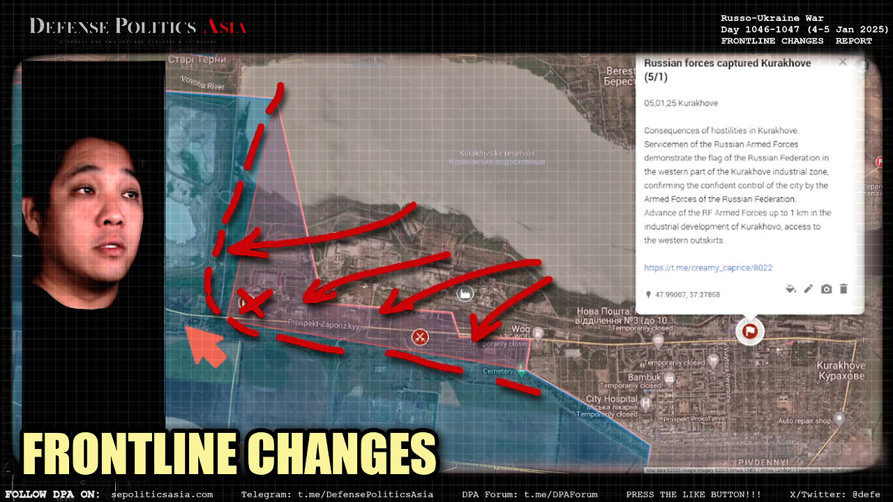 RUSSIA CAPTURED KURAKHOVE; expands bridgehead at Ivanivka | Ukraine War Frontline Changes Report