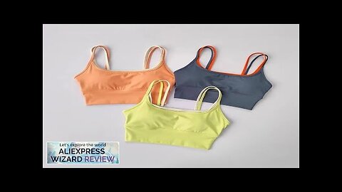 Women Breathable Sports Bra Shockproof Fitness Tops Push Up Gym Crop Top Review