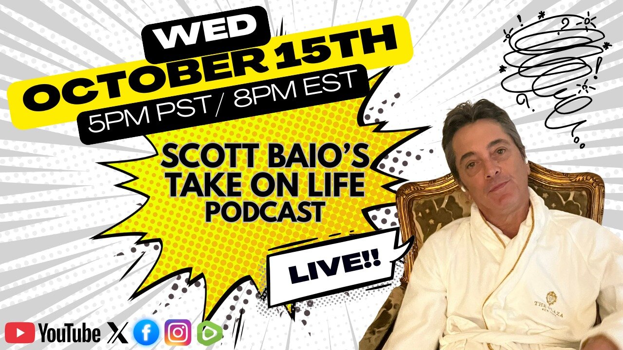 Scott Baio's Take On Life - Live Podcast