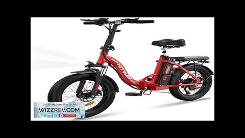 HITWAY Electric Bike for Adults 20" Fat Tire E Bike 750W 20MPH Review