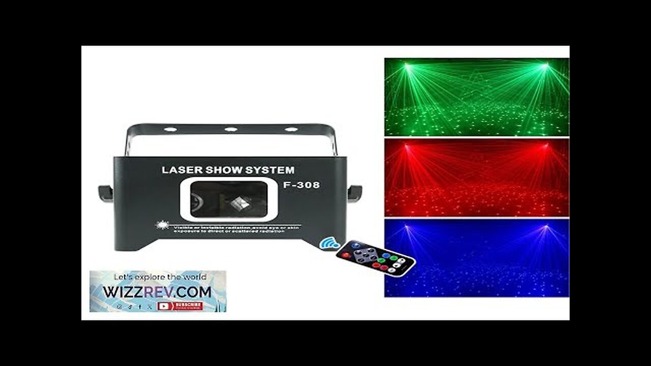 DMX/Remote Control Starry Sky Star RGB Laser Light Stage Gypsophila Laser Lighting Review