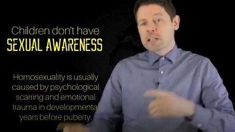 HOMOSEXUALITY (LGBTQ+) IS CAUSED BY PSYCHOLOGICAL SCARRING & EMOTIONAL TRAUMA IN DEVELOPMENTAL YEARS BEFORE PUBERTY