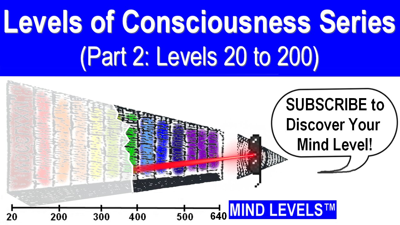 What Are The Levels of Consciousness Series (Part 2: Levels 20 to 200)