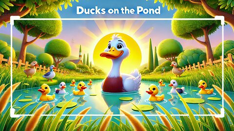 Ducks on the Pond | Fun Kids Song | Nursery Rhymes | Five Little Ducks | Baby Shark