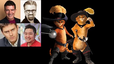 Animated Voice Comparison- Puss In Boots (Shrek)