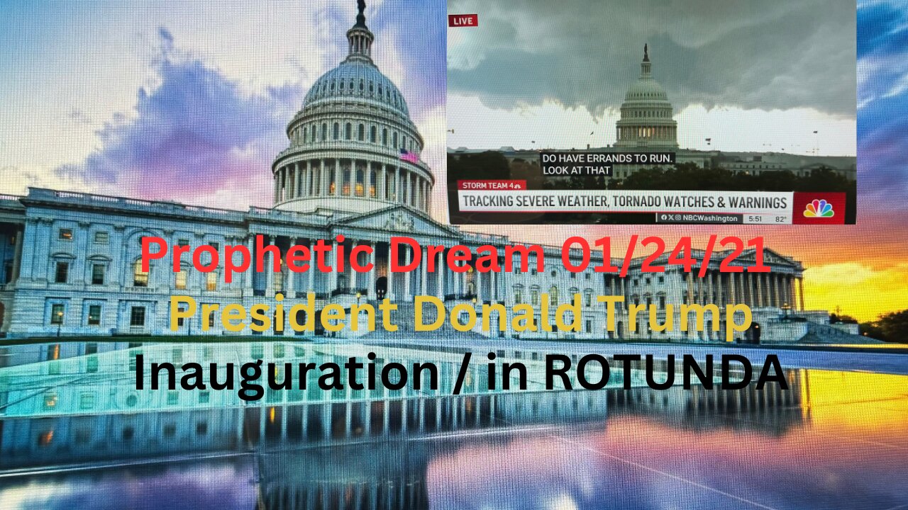 01/24/21 Dreamed of Presidents Donald Trumps Inoguration of 2025 on 01/19/2021