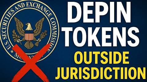 SEC Declared DePIN Tokens Safe for Crypto