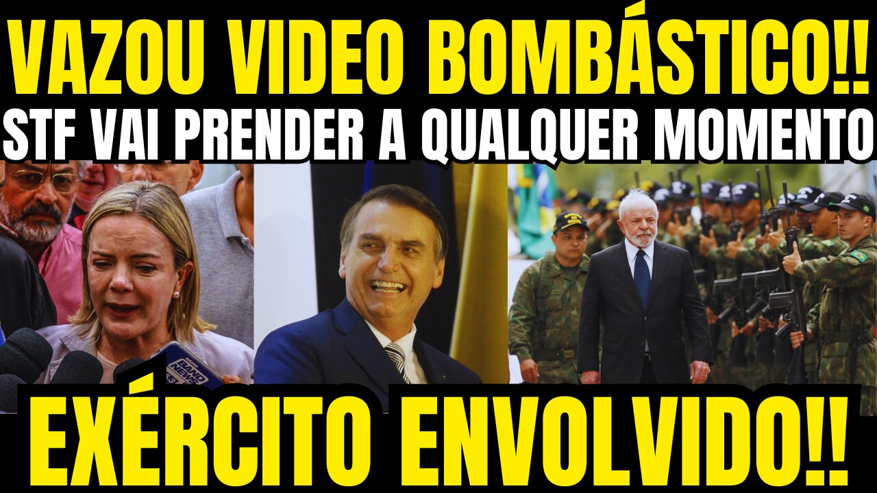 GLEISI HOFFMAN PRESA A QUALQUER MOMENTO!! VAZA VIDEO BOMBA AGORA! EXÉRCITO ENVOLVIDO