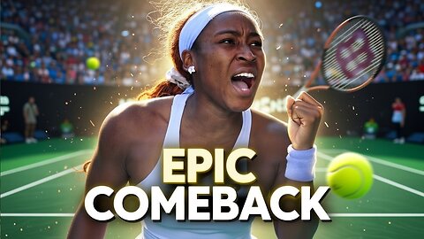 Coco Gauff's Dramatic Comeback vs Hailey Baptiste – Australian Open 2026