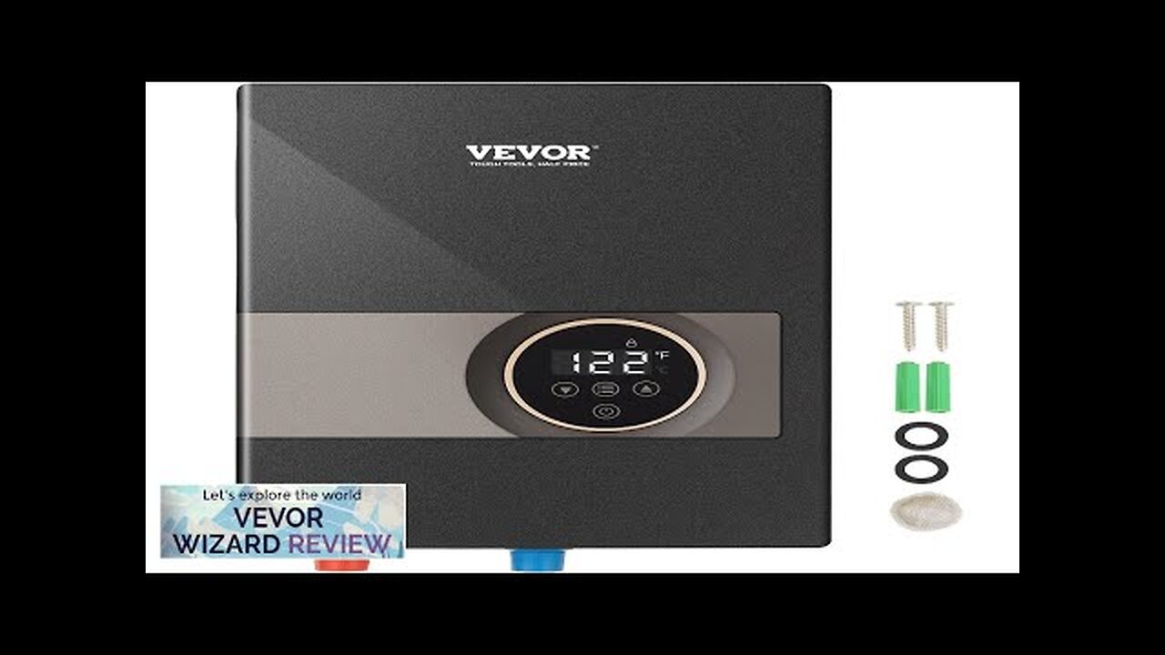 VEVOR Instant Water Heater 13.8kw Electric Tankless Water Boiler Digital Temperature Review