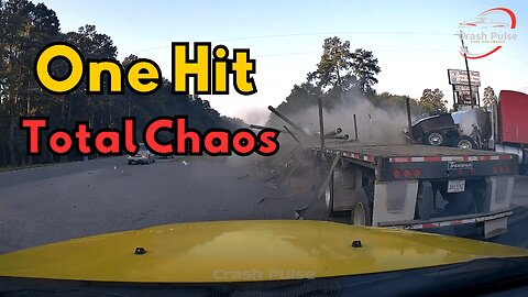 Fuel Tanker vs Truck The Split Second Impact| CRASH PULSE