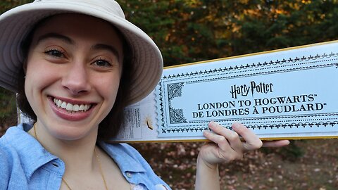 Trying "Witor's Harry Potter Hogwart's Express Snack" In The Woods