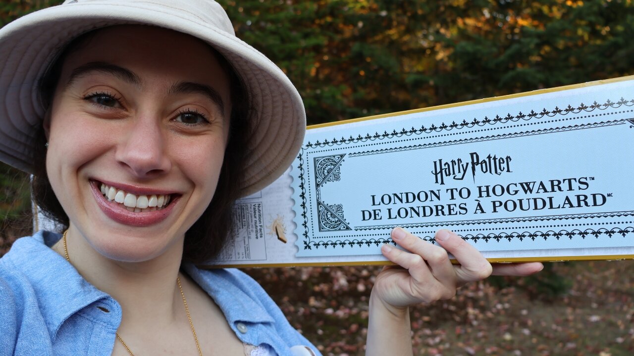 Trying "Witor's Harry Potter Hogwart's Express Snack" In The Woods