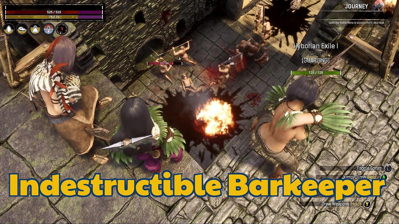 Conan Exiles beginners guide purge day Indestructible Barkeeper