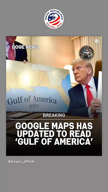 Gulf of America is on Google Maps