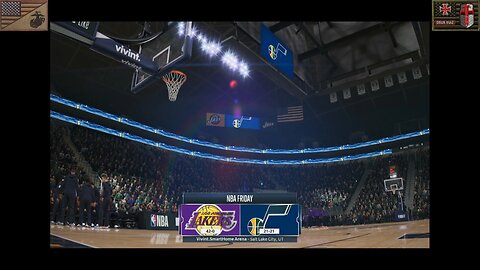 Basket Hoops 2025-2026: Game #43 [Los Angeles Lakers at Utah Jazz]