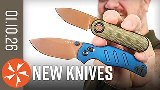 The Onslaught Continues - New Knives January 10th, 2026 at KnifeCenter