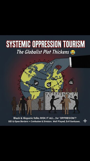 "Systemic Oppression" Tourism: The Globalist Plot Thickens 😂