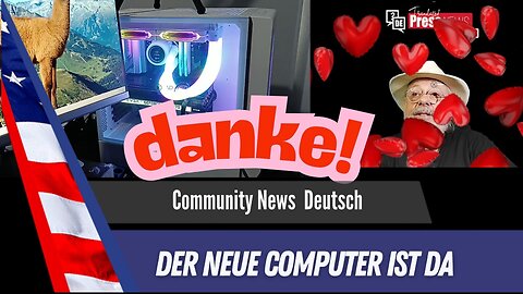 Der neue Computer ist da - Ein grosses Dankeschön an alle "Transpressianer".