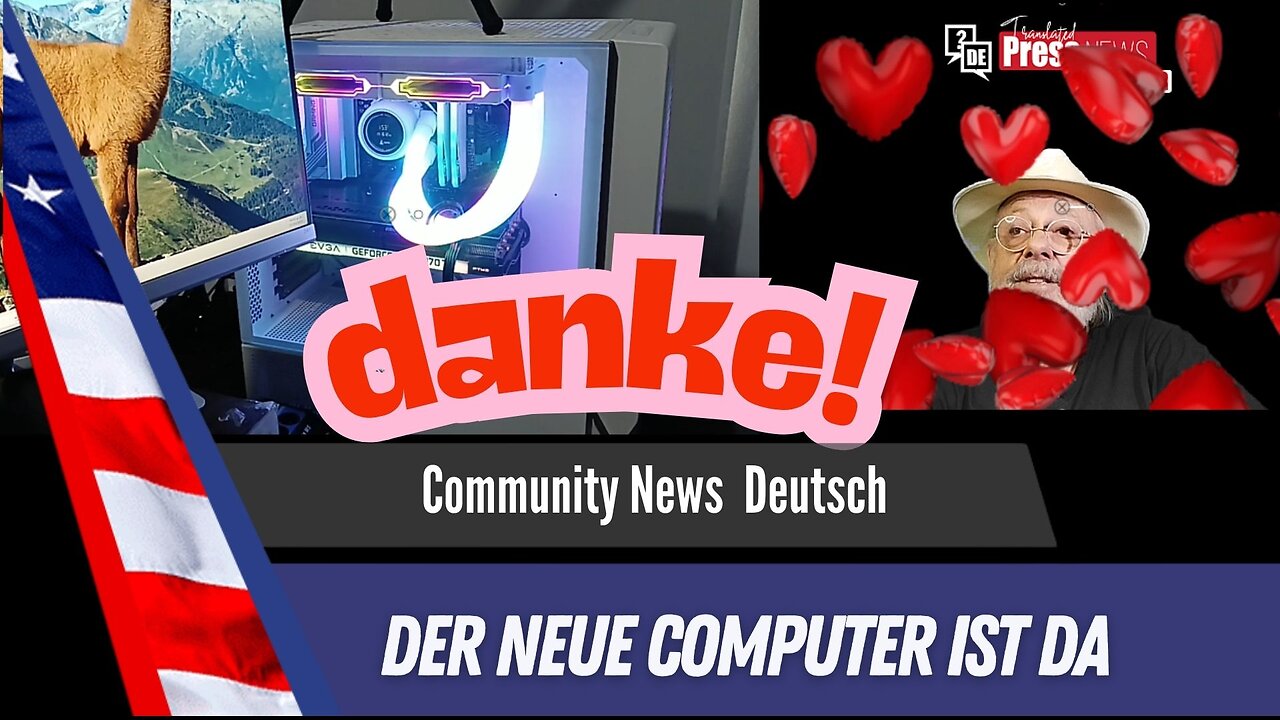 Der neue Computer ist da - Ein grosses Dankeschön an alle "Transpressianer".