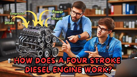 HOW DOES A 4 STROKE DIESEL ENGINE WORK?