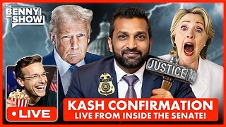 Benny Johnson: Live from Inside the Senate, Kash Patel CONFIRMED as FBI Director! - 2/20/25