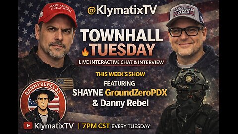 LIVE - ITS A TOWNHALL TUESDAY! - GROUNDZEROPDX AND DANNY REBEL - LIVE INTERACTIVE PANEL DISCUSSION!
