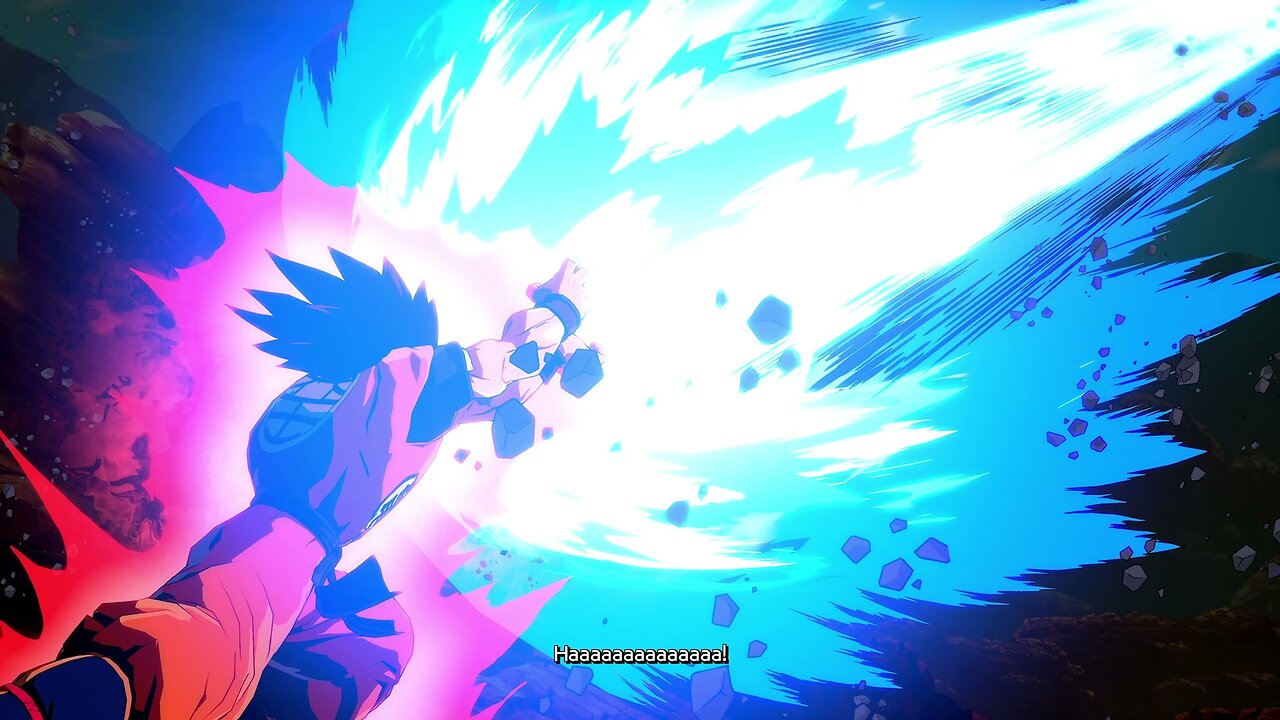 Goku's Kamehameha vs Vegeta's Galick Gun - Dragon Ball FighterZ Game Clip