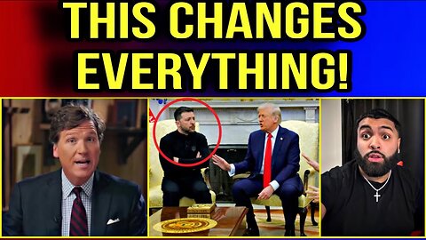 Tucker Carlson Notices Something About Zelensky and Trump Meeting No One Noticed!!!