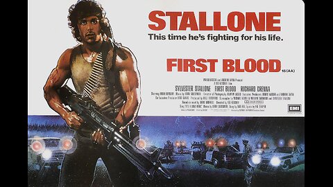 1982 Sly Stallone in the Smash Hit FIRST BLOOD