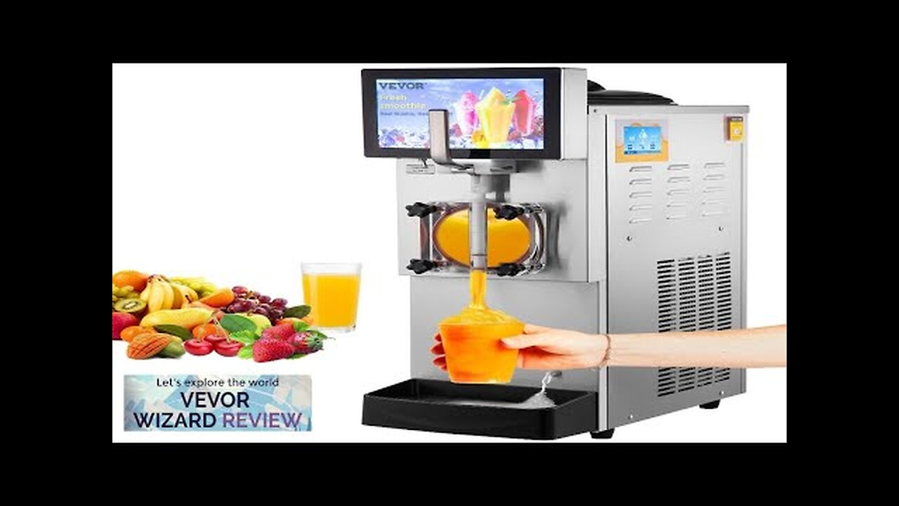 VEVOR Commercial Slushy Machine 8L / 2.1 Gal Single Bowl Cool Review