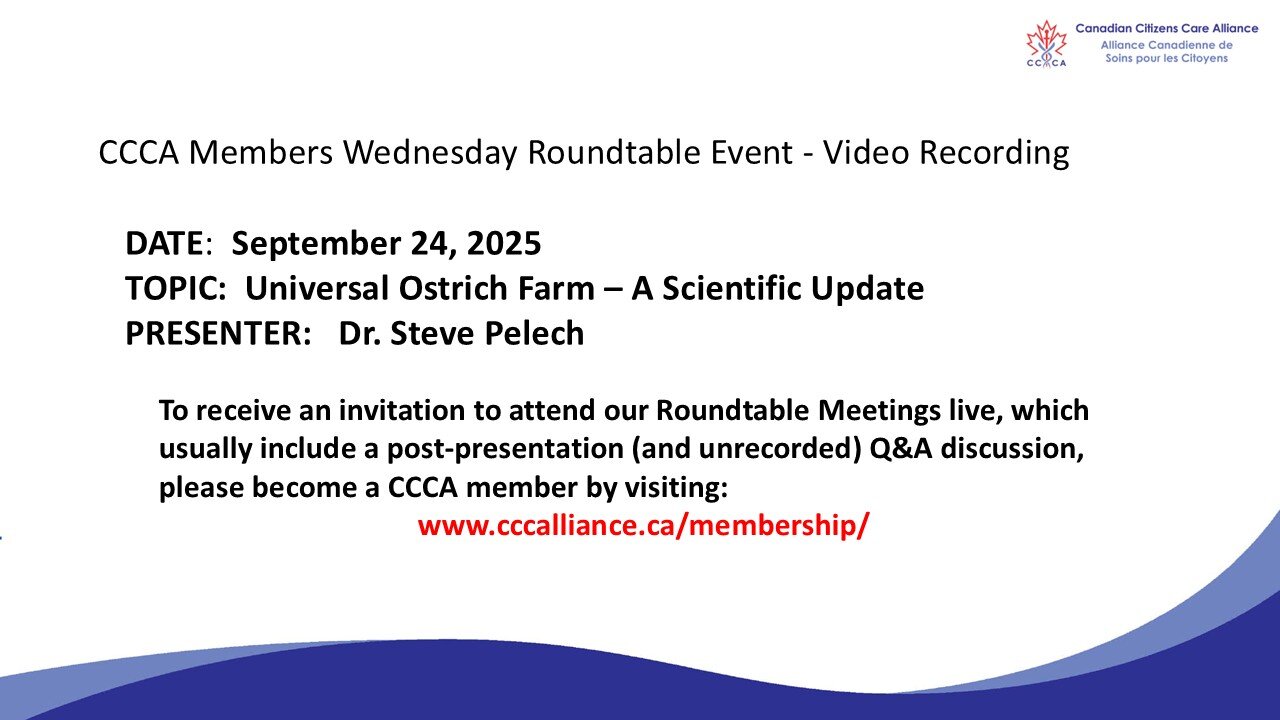 CCCA Roundtable: Universal Ostrich Farm - A Scientific Update