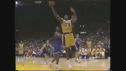 Shaquille O'Neal 24 Points Vs. Mavericks, 1999.