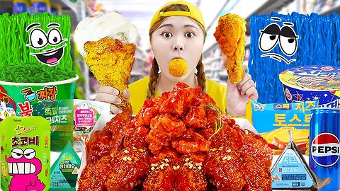 MUKBANG SPICY Tteokbokki & Chicken swicy food