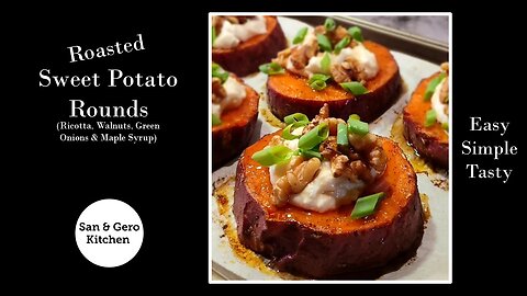 How to make Delicious Roasted Sweet Potato Rounds