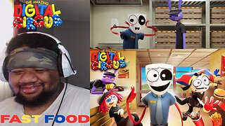 The Amazing Digital Circus Ep 4 The Fast Food Job Life Reaction