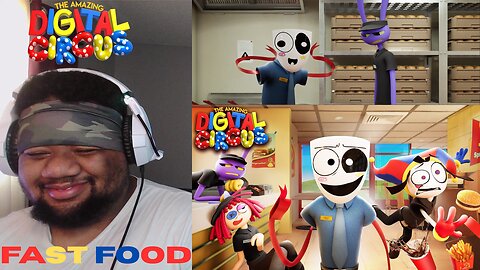 The Amazing Digital Circus Ep 4 The Fast Food Job Life Reaction