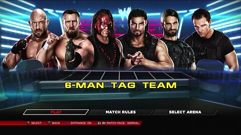 WWE 2K14 - Team Hell No & Ryback vs. The Shield