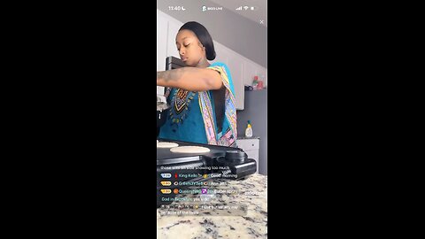 BIGSUEWOO COOKING VIBING THIS MORNING BIGO LIVE